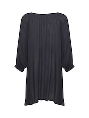 Kaffe Blue Amber 3/4 Sleeve Regular Fit Tunic - Image 8 of 8