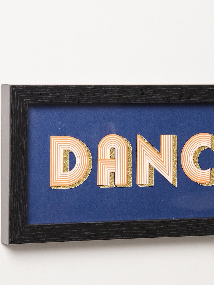 Oliver Bonas Blue Dancing Queen Framed Wall Art - Image 3 of 3 Oliver Bonas Blue Dancing Queen Framed Wall Art - Image 3 of 3