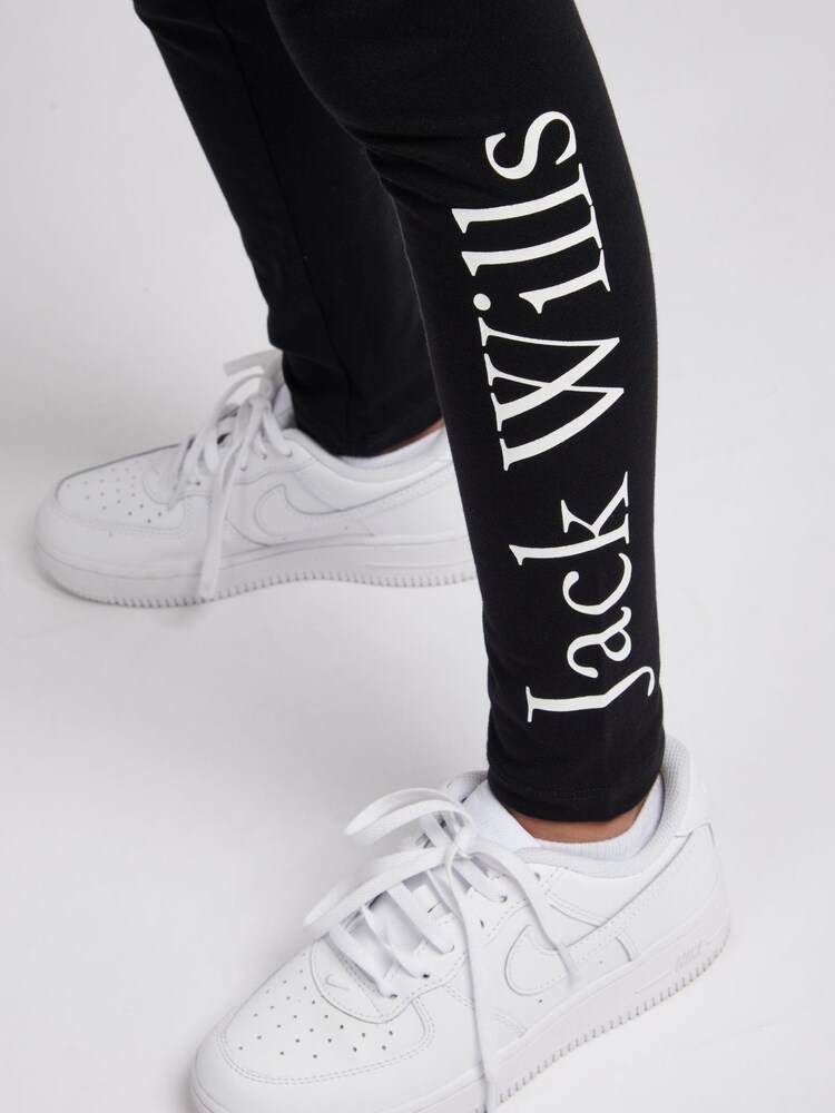 Jack Wills Black Script Legging - Image 3 of 6