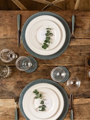 Mary Berry Green 100% Cotton Signature Coaster Set - Image 1 of 3