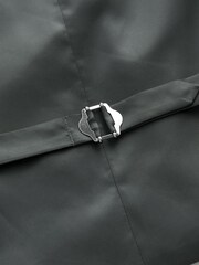 Joules Charcoal Grey Wool Slim Fit Suit Waistcoat - Image 7 of 9