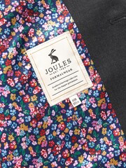 Joules Charcoal Grey Wool Slim Fit Suit Waistcoat - Image 8 of 9
