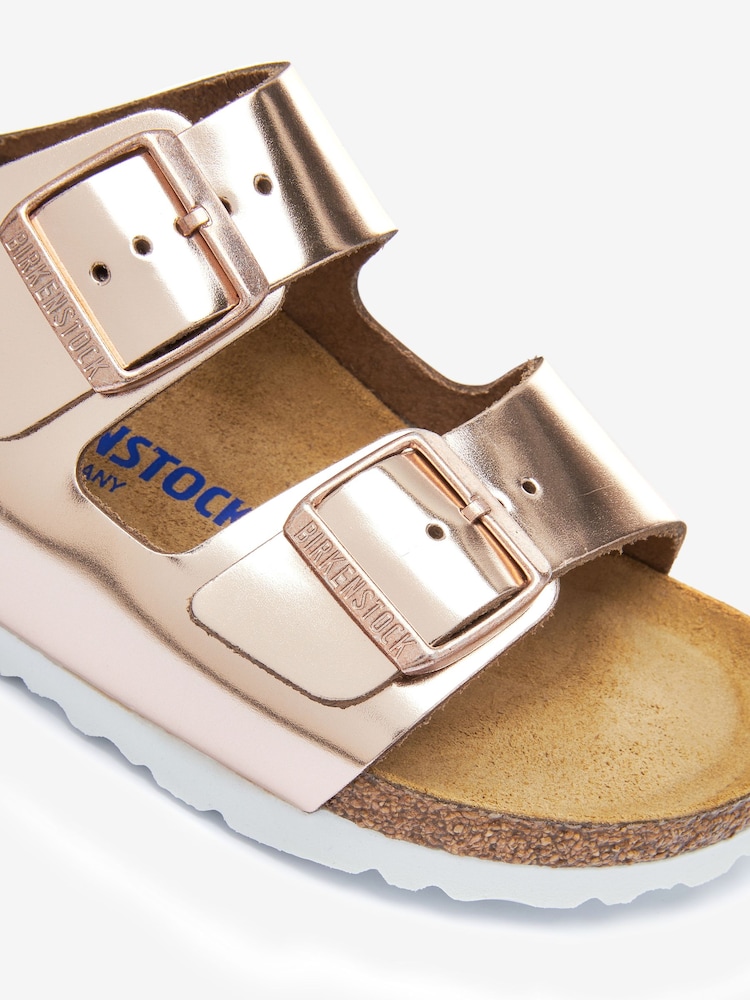 Birkenstock Copper Arizona Leather Sandals - Image 8 of 8