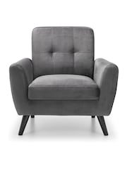 Julian Bowen Grey Monza Chair - Image 2 of 5