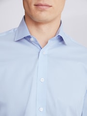 MOSS Light Blue Tailored Stretch Shirt - Image 2 of 5