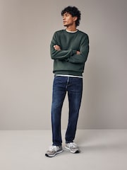 Blue Straight Fit Vintage Stretch Authentic Jeans - Image 1 of 10