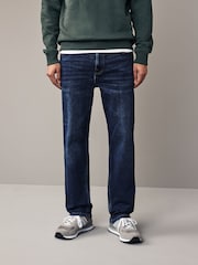 Blue Straight Fit Vintage Stretch Authentic Jeans - Image 3 of 10
