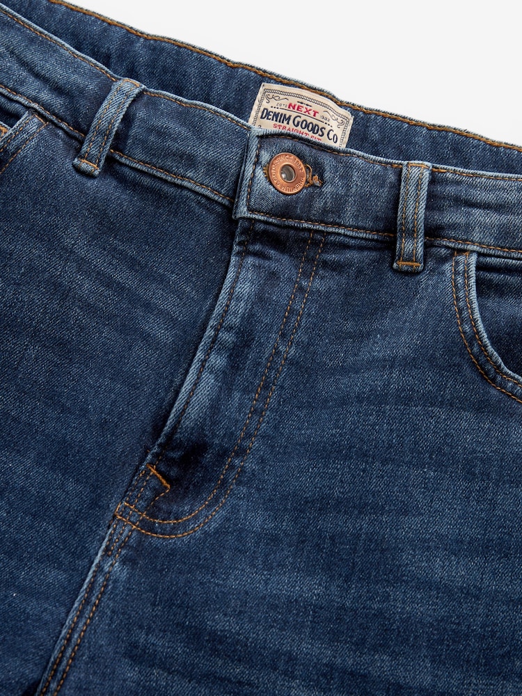 Blue Straight Fit Vintage Stretch Authentic Jeans - Image 7 of 10
