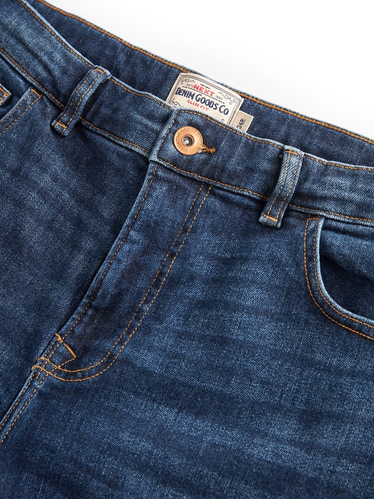 Blue Slim Fit Vintage Stretch Authentic Jeans - Image 9 of 10
