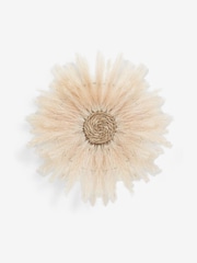 Natural Pampas Grass Wheel Wall Art - Image 2 of 3