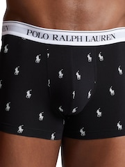 Polo Ralph Lauren Black/White Classic Stretch Boxers 5 Pack - Image 12 of 12