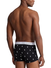 Polo Ralph Lauren Black/White Classic Stretch Boxers 5 Pack - Image 9 of 12