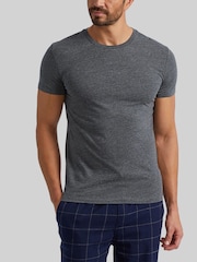 Polo Ralph Lauren Grey Slim 100% Cotton T-Shirts 3 Pack - Image 2 of 6