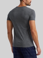 Polo Ralph Lauren Grey Slim 100% Cotton T-Shirts 3 Pack - Image 3 of 6