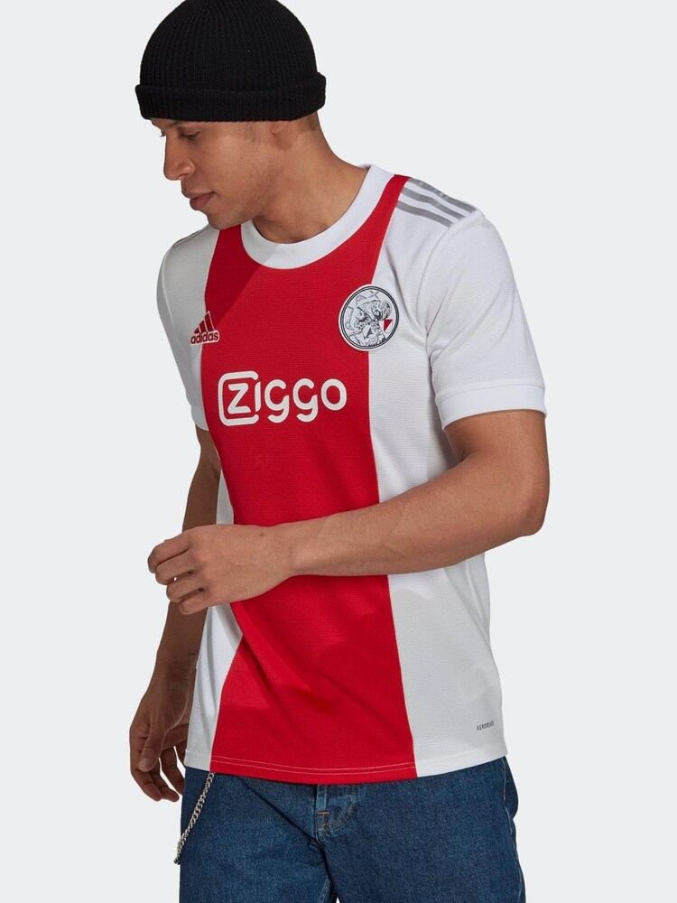 adidas White Ajax Amsterdam 21/22 Home Jersey Top - Image 1 of 7