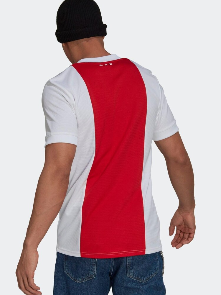 adidas White Ajax Amsterdam 21/22 Home Jersey Top - Image 2 of 7