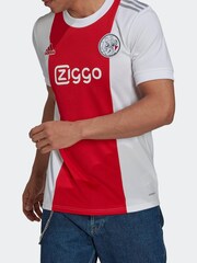 adidas White Ajax Amsterdam 21/22 Home Jersey Top - Image 3 of 7