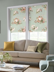 Laura Ashley Sage Green Rosemore Made To Measure Roman Blind - Image 6 of 7