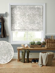 Laura Ashley Green Picardie Made To Measure Roman Blind - Image 1 of 7
