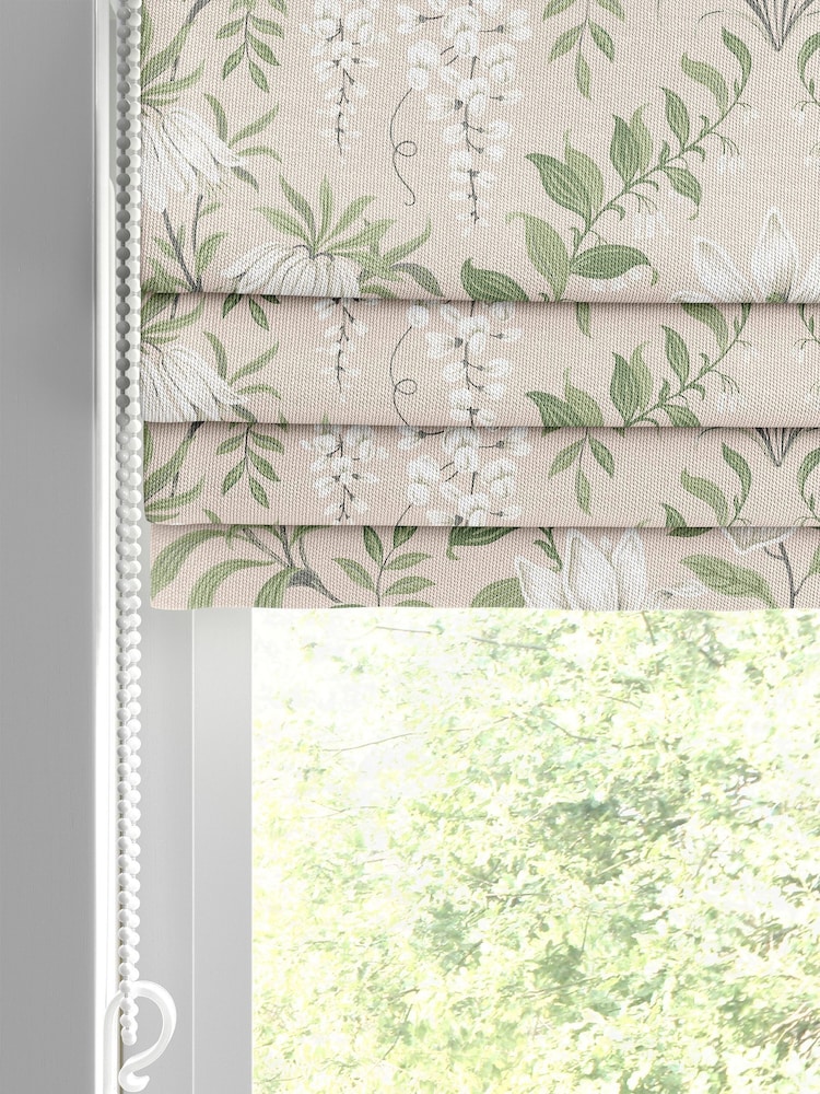 Laura Ashley Blush Pink Parterre Made To Measure Roman Blind - Image 2 of 7