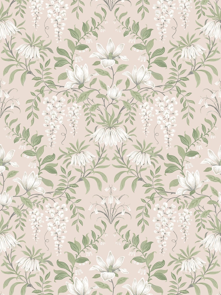 Laura Ashley Blush Pink Parterre Made To Measure Roman Blind - Image 7 of 7