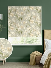 Laura Ashley Sage Green Gosford Made To Measure Roman Blind - Image 6 of 7