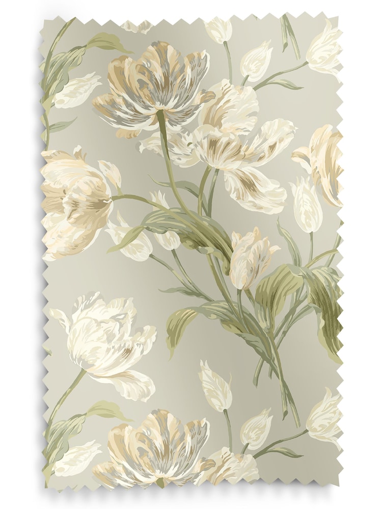 Laura Ashley Sage Green Gosford Made To Measure Roman Blind - Image 7 of 7