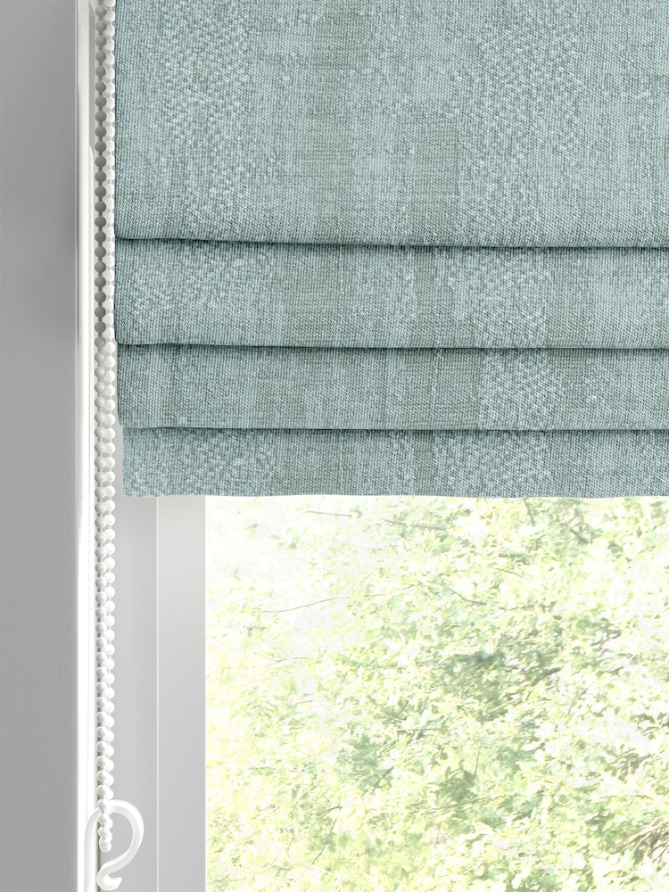 Laura Ashley Sage Green Whinfell Made To Measure Roman Blind - Image 2 of 6
