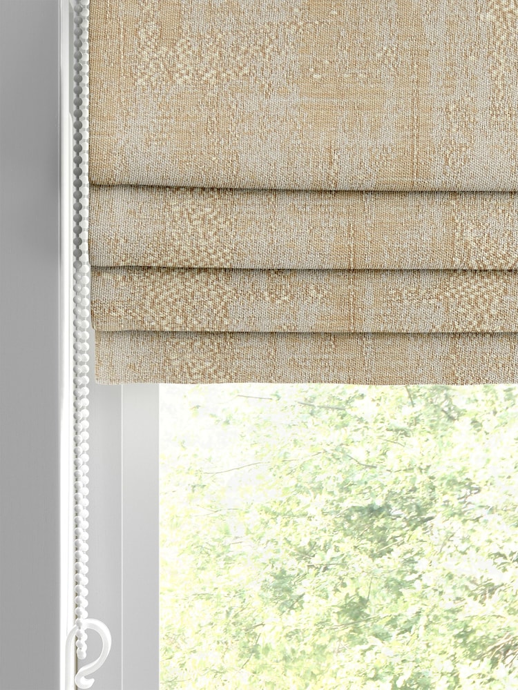 Laura Ashley Gold Whinfell Made To Measure Roman Blind - Image 2 of 6
