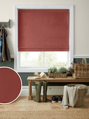 Laura Ashley Red Swanson Made To Measure Roman Blind - Image 1 of 7