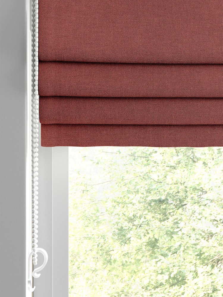 Laura Ashley Red Swanson Made To Measure Roman Blind - Image 2 of 7