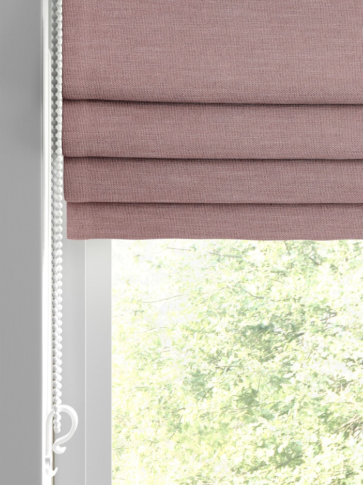 Laura Ashley Purple Swanson Made To Measure Roman Blind - Image 2 of 7
