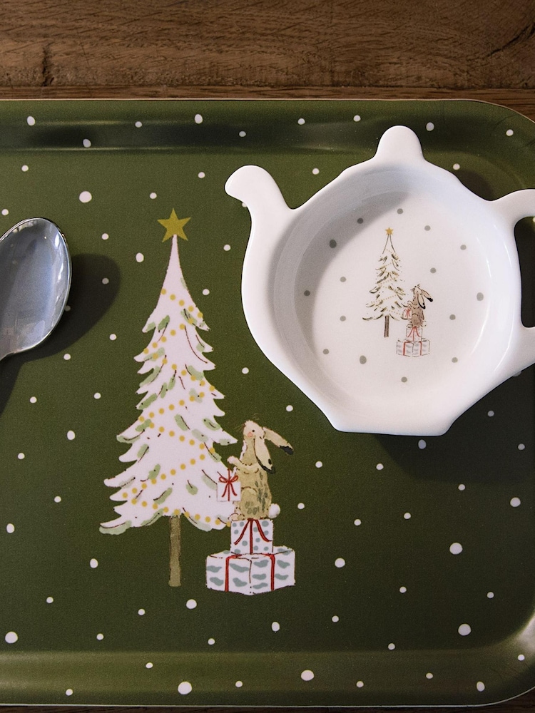 Sophie Allport Wooden Festive Tray - Image 1 of 2