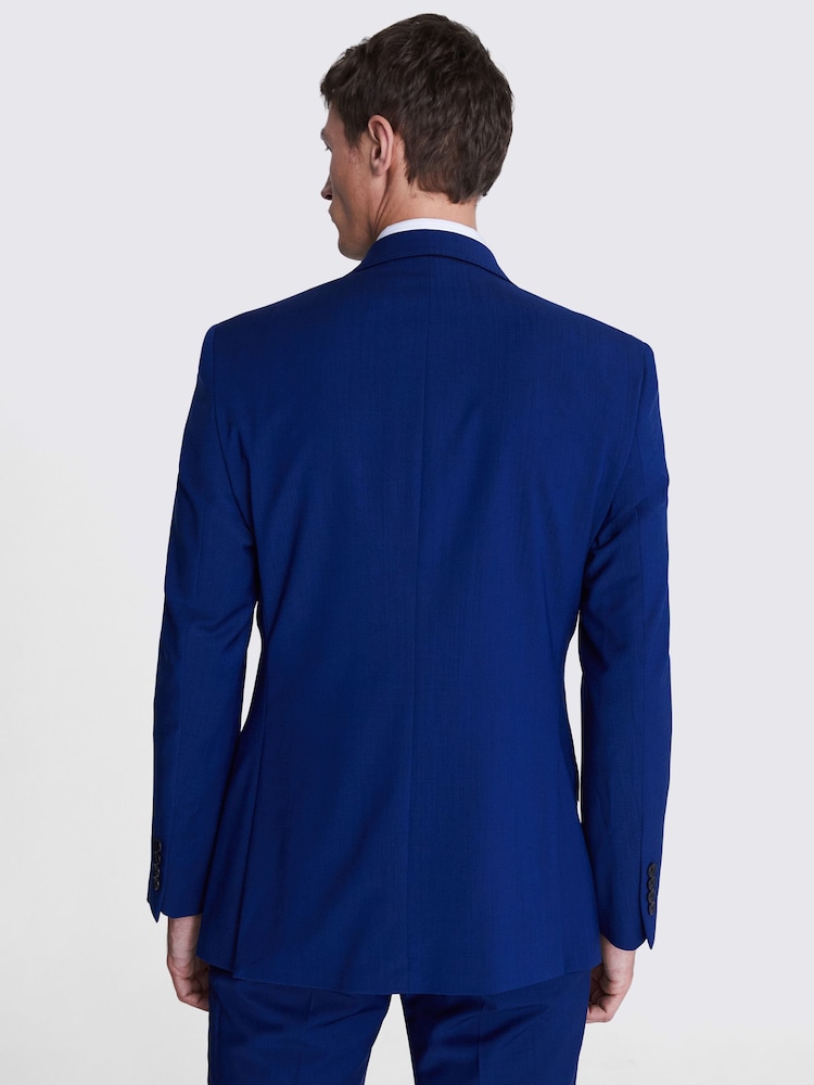 MOSS Tailored Fit Koninklijk Blauw Colbert - Image 3 of 9