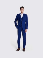 MOSS Tailored Fit Koninklijk Blauw Colbert - Image 4 of 9