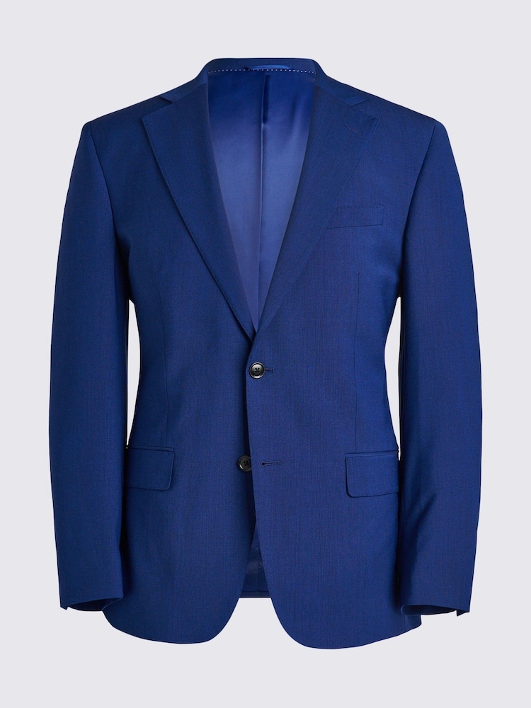 MOSS Tailored Fit Koninklijk Blauw Colbert - Image 8 of 9