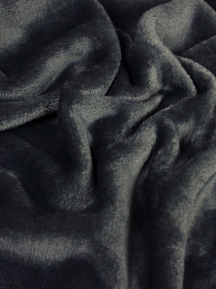 furn. Grey Harlow Throw - Image 2 of 3