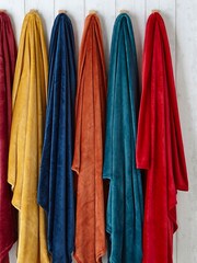 furn. Blue Harlow Throw - Image 1 of 3