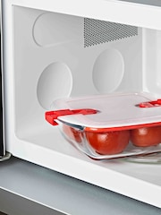 Pyrex Set of 3 Cook & Heat Glass Food Containers - Image 1 of 2