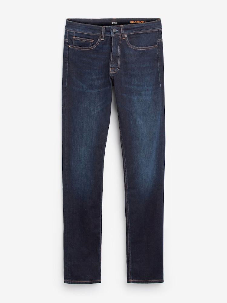 BOSS Blue Delaware Slim Fit Jeans - Image 5 of 5