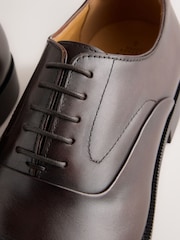 Brun - Chaussures Oxford en cuir à bout rapporté - Image 7 de 8