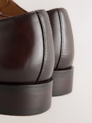 Brun - Chaussures Oxford en cuir à bout rapporté - Image 8 de 8