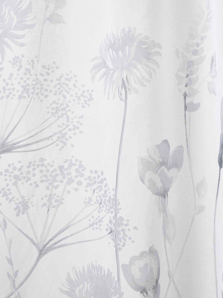 Полупрозрачные шторы с цветочным рисунком Catherine Lansfield Meadowsweet - Изображение 2 из 3