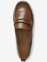 Tan Brown Forever Comfort® Moccasin Loafers - Image 5 of 6