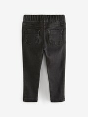 Black Denim 2 Pack Elasticated Waist Jeggings (3mths-7yrs) - Image 3 of 4