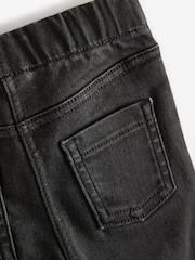 Black Denim 2 Pack Elasticated Waist Jeggings (3mths-7yrs) - Image 4 of 4