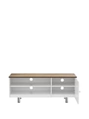 AVF White Whitesands 1200 Rustic Wood Effect TV Stand - Image 5 of 7
