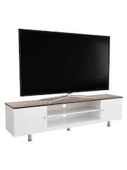 AVF White Whitesands 1900 Rustic Wood Effect TV Stand - Image 3 of 6