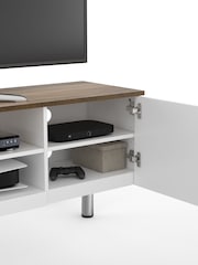 AVF White Whitesands 1900 Rustic Wood Effect TV Stand - Image 6 of 6