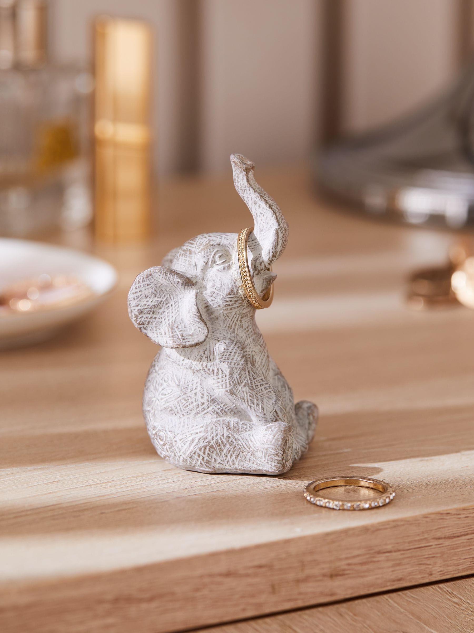 Buy Grey Elephant Jewellery Ring Holder from Next Luxembourg